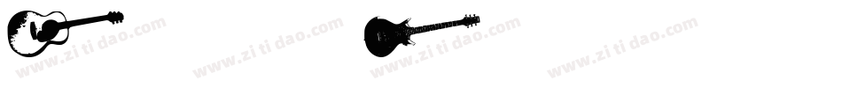 Screaming-Guitar字体转换