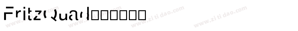 FritzQuad字体转换