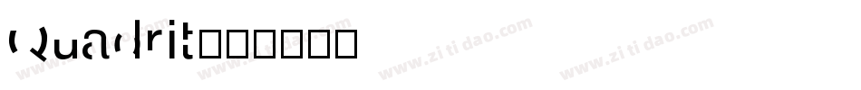 Quadrit字体转换
