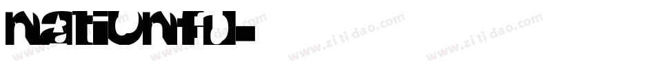 NATIONFD字体转换