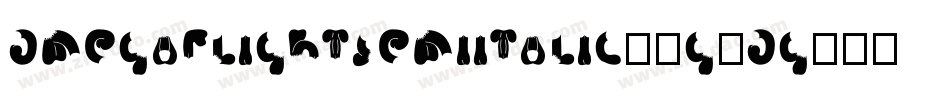 OmegaFlightSemiItalic-1G2Og字体转换