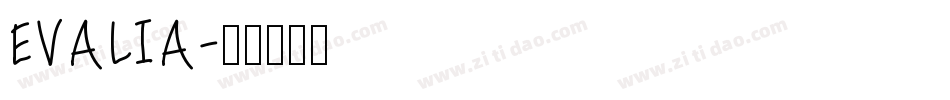 EVALIA字体转换