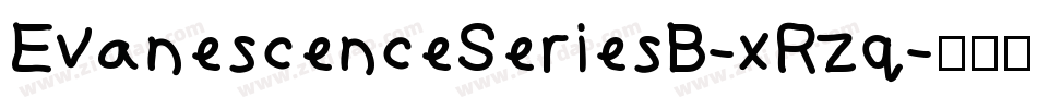 EvanescenceSeriesB-xRzq字体转换