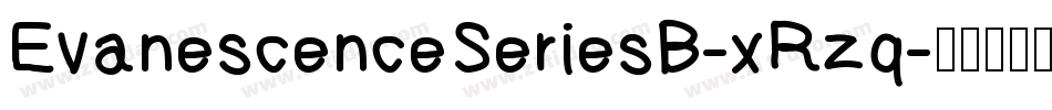 EvanescenceSeriesB-xRzq字体转换