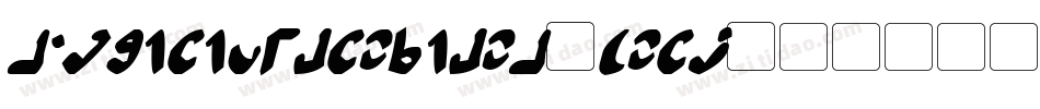 CurvadaBoldItalic-1EdZ字体转换