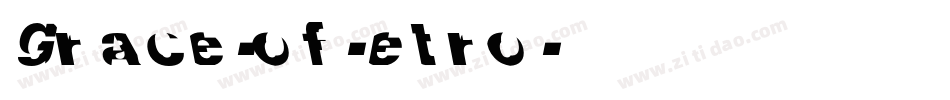 Grace-of-Etro字体转换