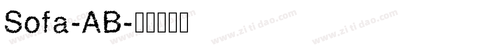 Sofa-AB字体转换