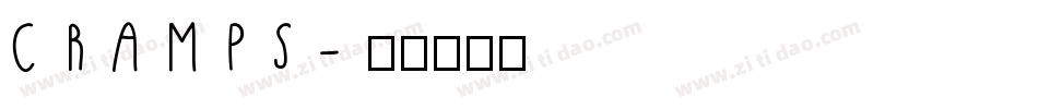 CRAMPS字体转换