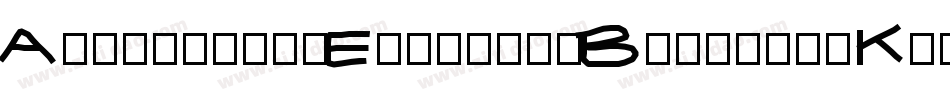 AunchantedExpandedBold-7rrK字体转换