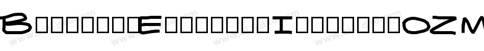 BeastianExpandedItalic-1OZM字体转换