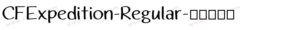 CFExpedition-Regular字体转换