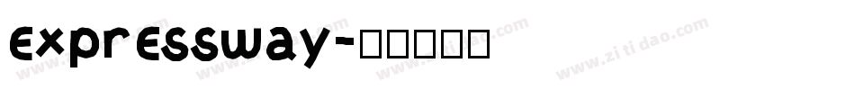 expressway字体转换