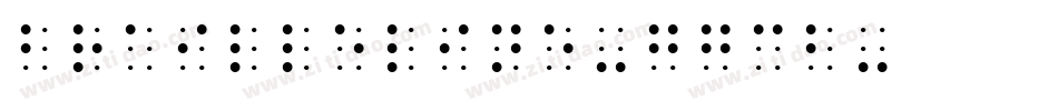 BrailleLine-7G3B字体转换