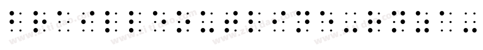 BrailleOutline-RnZA字体转换