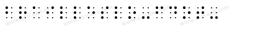 BrailleSlo-6Dot字体转换