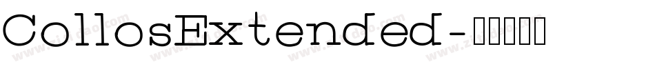 CollosExtended字体转换