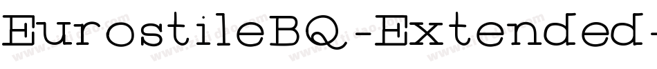 EurostileBQ-Extended字体转换