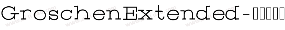 GroschenExtended字体转换
