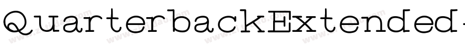 QuarterbackExtended字体转换