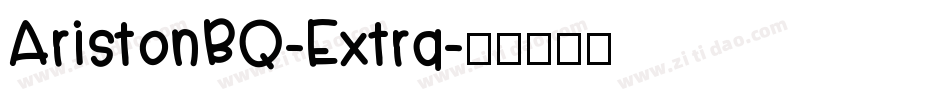 AristonBQ-Extra字体转换