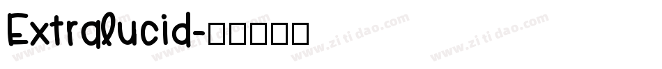 Extralucid字体转换