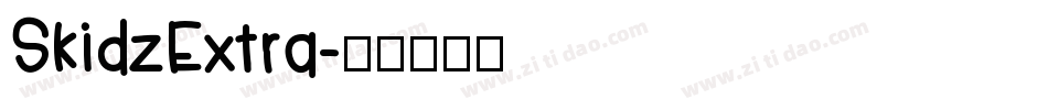 SkidzExtra字体转换