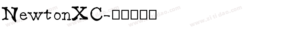 NewtonXC字体转换