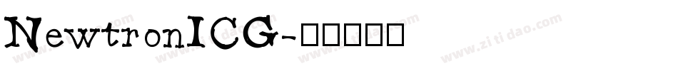 NewtronICG字体转换