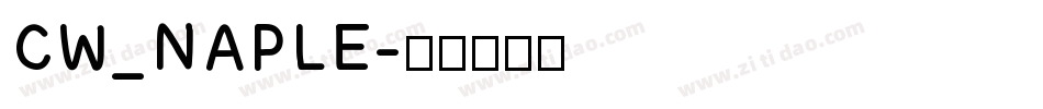 CW_NAPLE字体转换