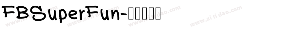 FBSuperFun字体转换