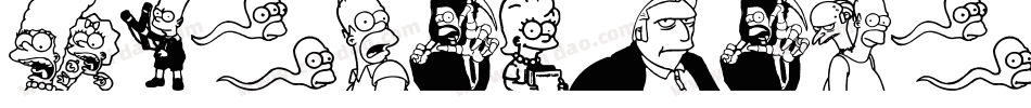 SimpsonsMmmmfont-e5ye字体转换
