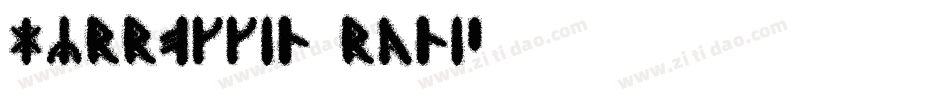 Hyrrokkin-Runic字体转换