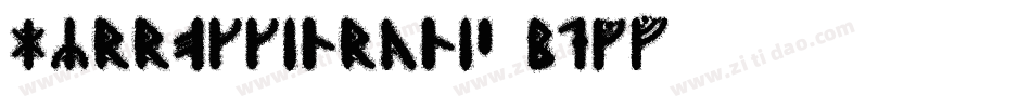 HyrrokkinRunic-BdGV字体转换