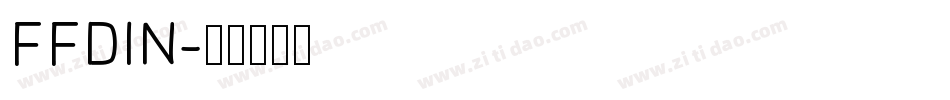 FFDIN字体转换