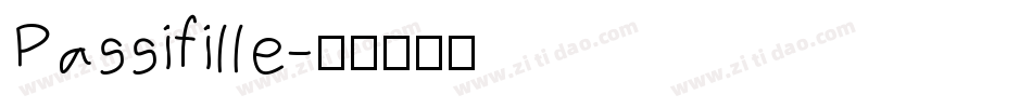 Passifille字体转换