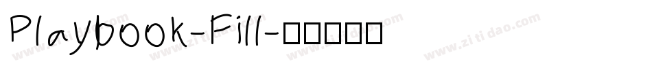 Playbook-Fill字体转换
