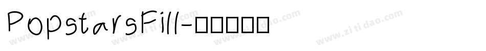 PopstarsFill字体转换