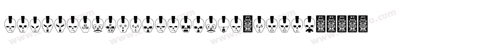 Skullsandcrossbones-RppKM字体转换