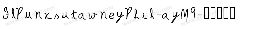 FlPunxsutawneyPhil-ayM9字体转换