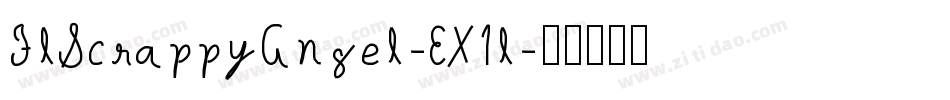 FlScrappyAngel-EX1l字体转换
