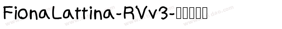 FionaLattina-RVv3字体转换