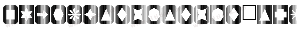 7DingbatSlatsLt-ARox字体转换