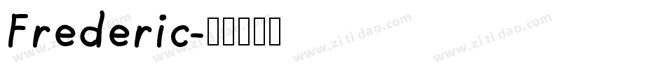 Frederic字体转换