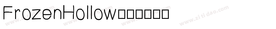 FrozenHollow字体转换