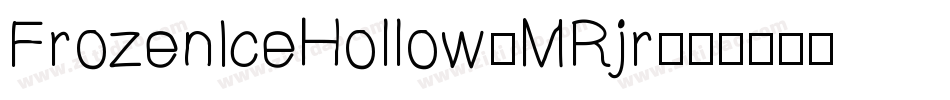 FrozenIceHollow-MRjr字体转换