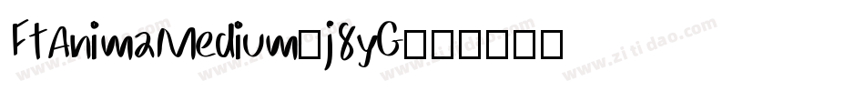 FtAnimaMedium-j8yG字体转换