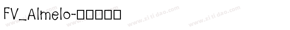 FV_Almelo字体转换