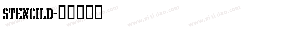 StencilD字体转换