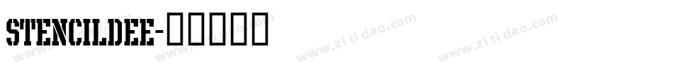 StencilDEE字体转换