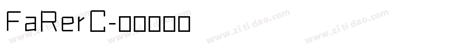 FaRerC字体转换